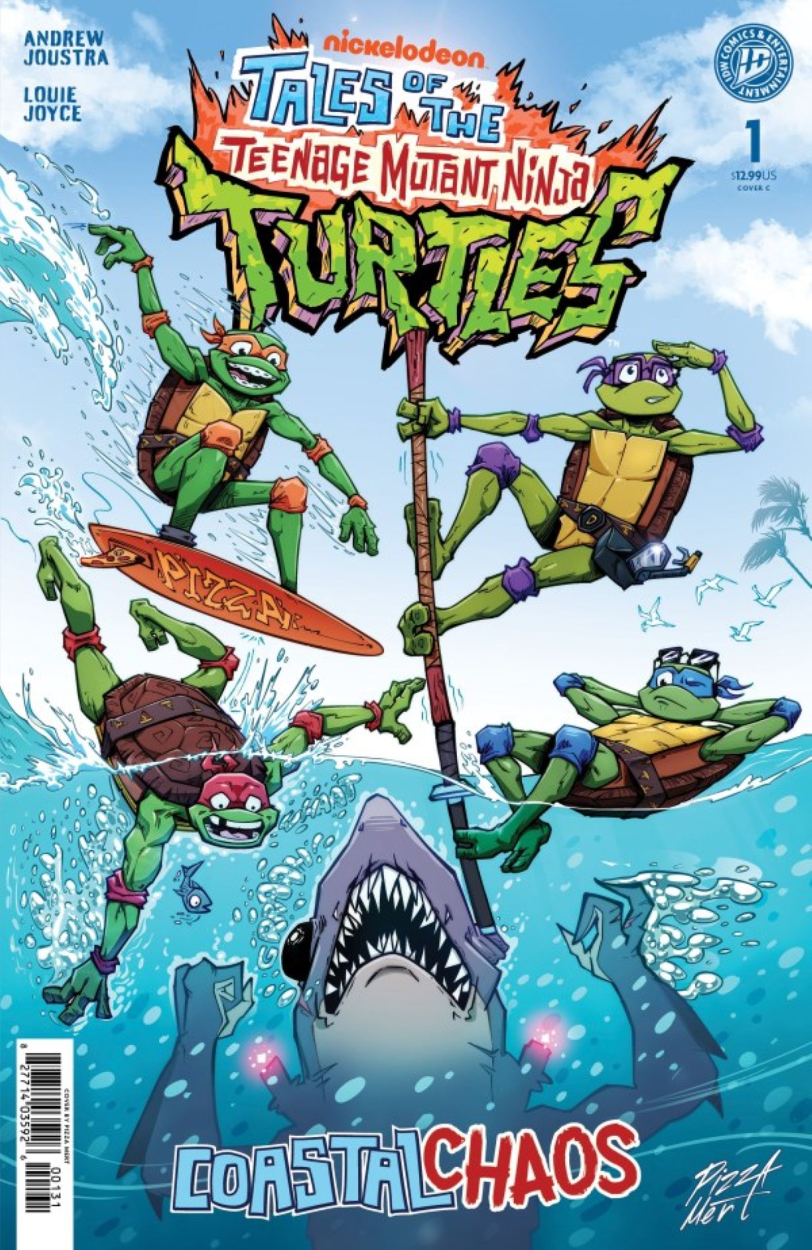 Coastal Chaos TMNT #1 variant cover 2