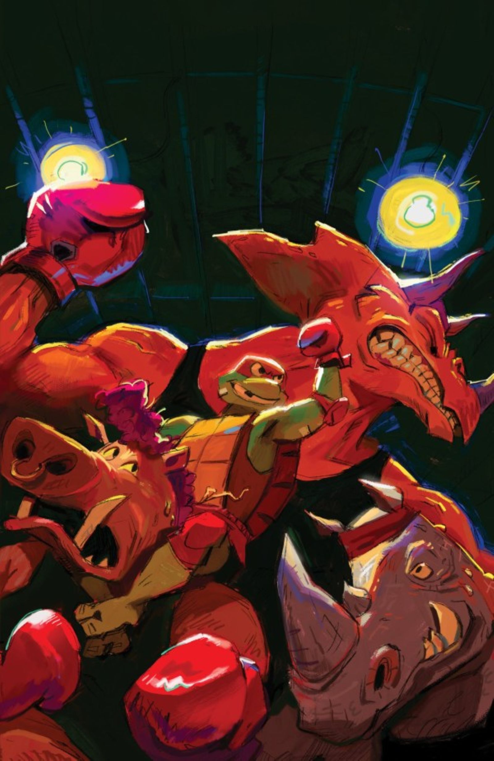 Coastal Chaos TMNT #1 variant cover 3