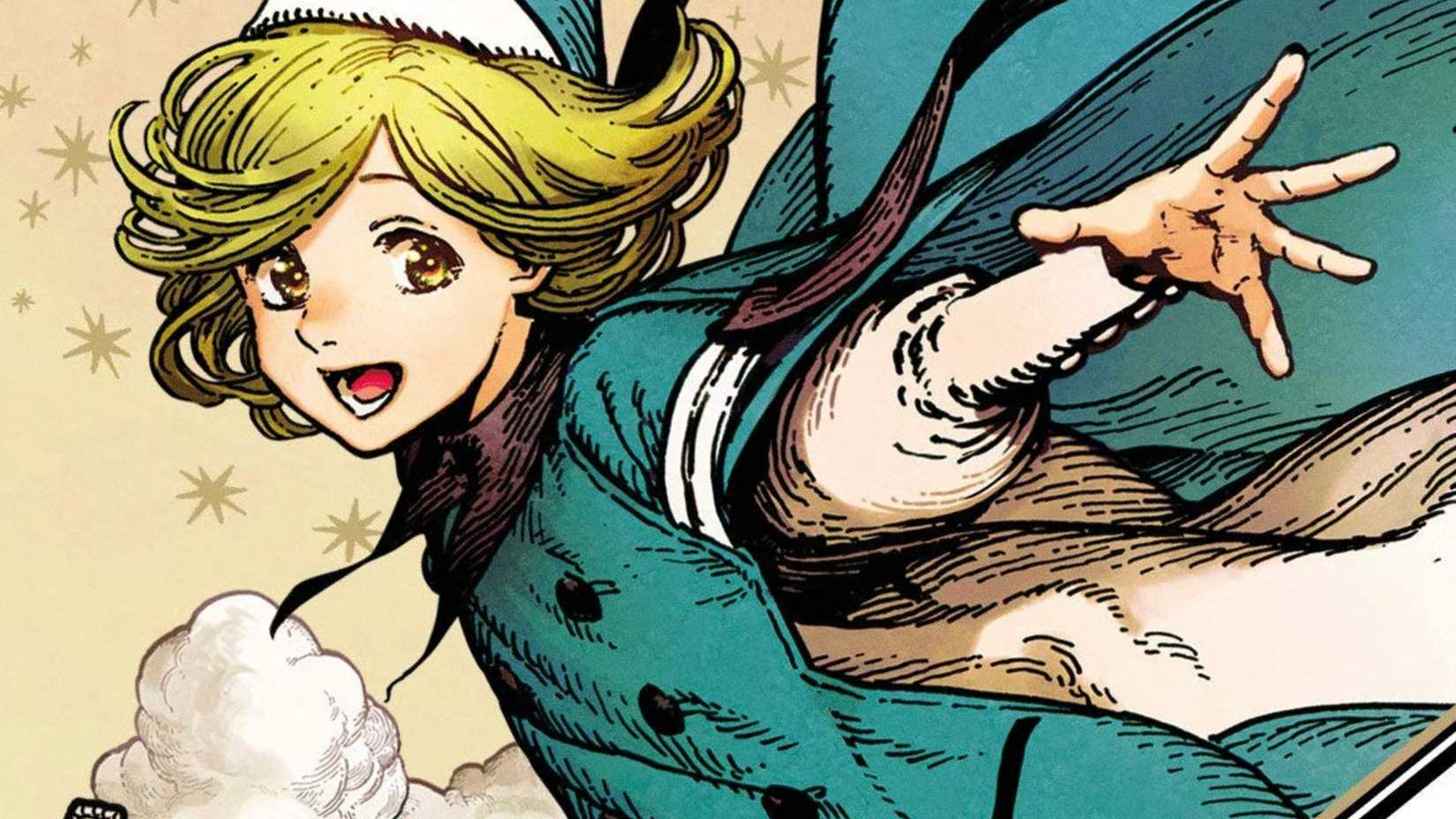 Coco smiles in Witch Hat Atelier cover art