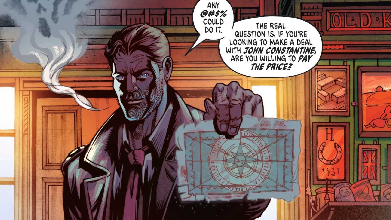 constantine offers to teach lex luthor in superman comics