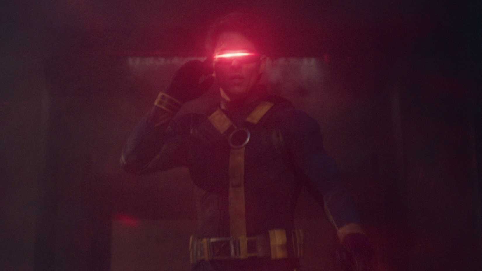 Cyclops ready to fire his optic blast in Avengers Doomsday