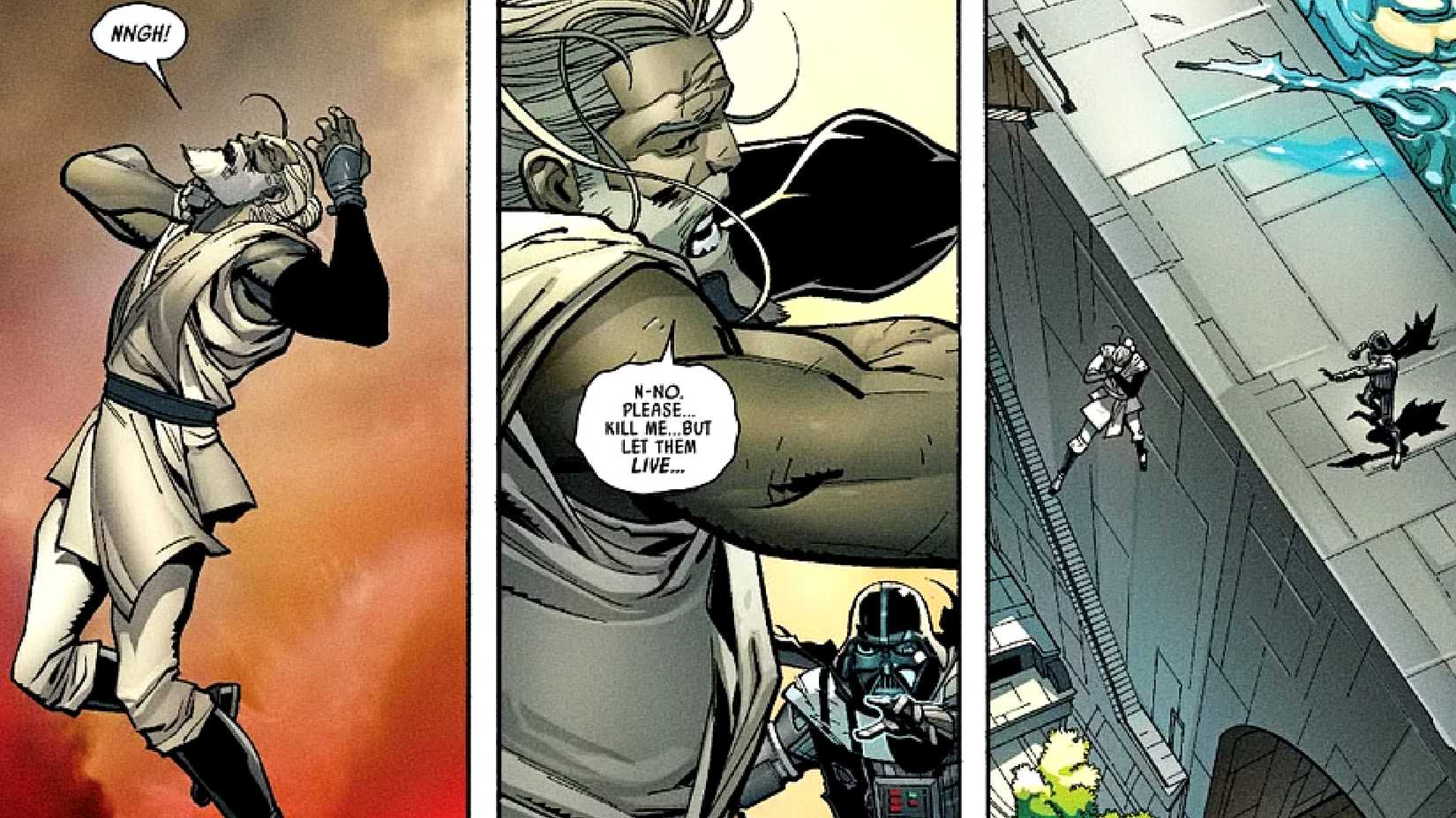 Darth Vader kills Kirak Infil'a using the Force in Star Wars comics
