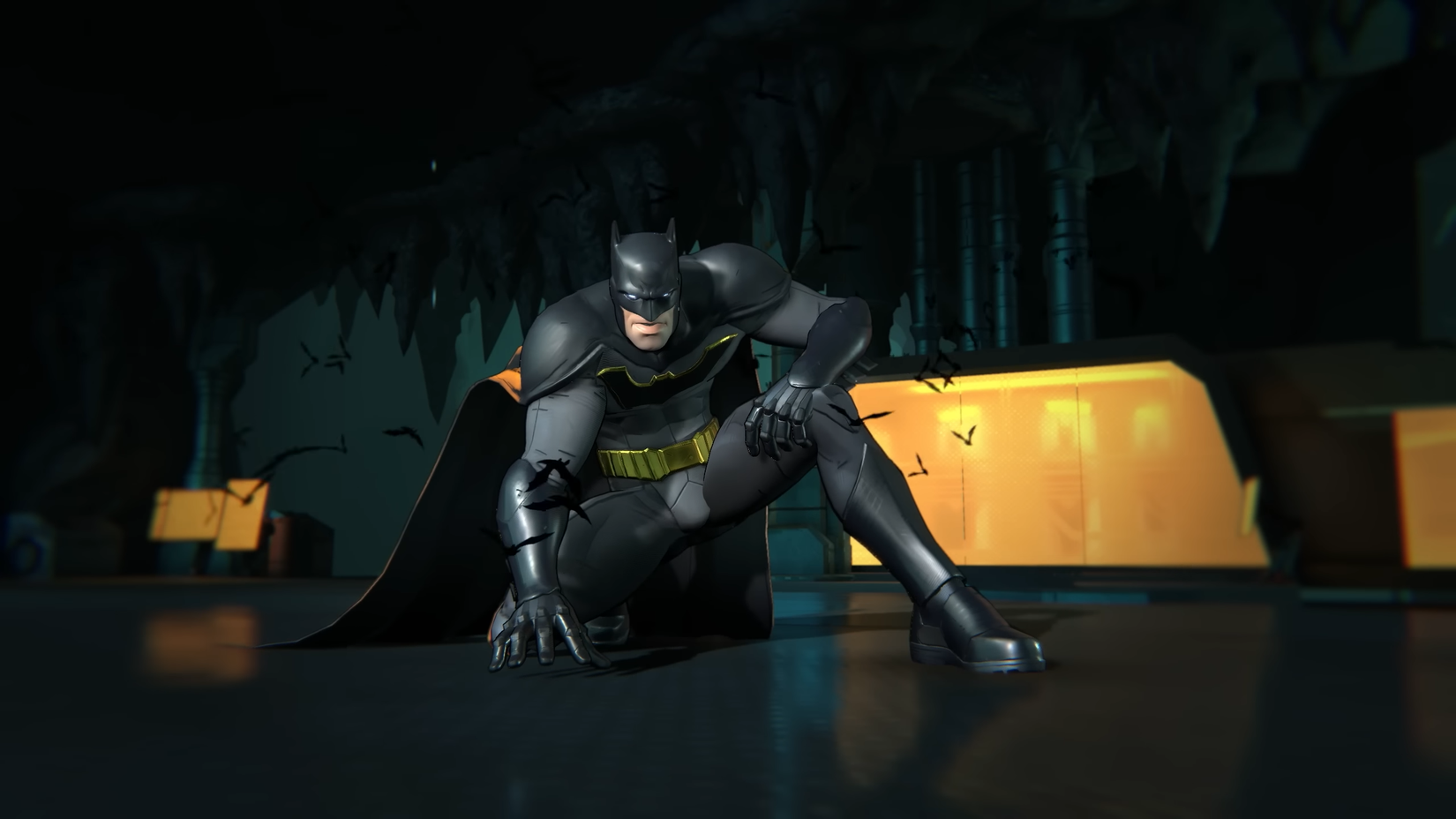 DCKO Batman on floor