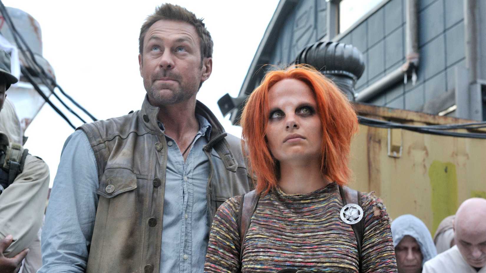 Joshua Nolan and Irisa in Defiance