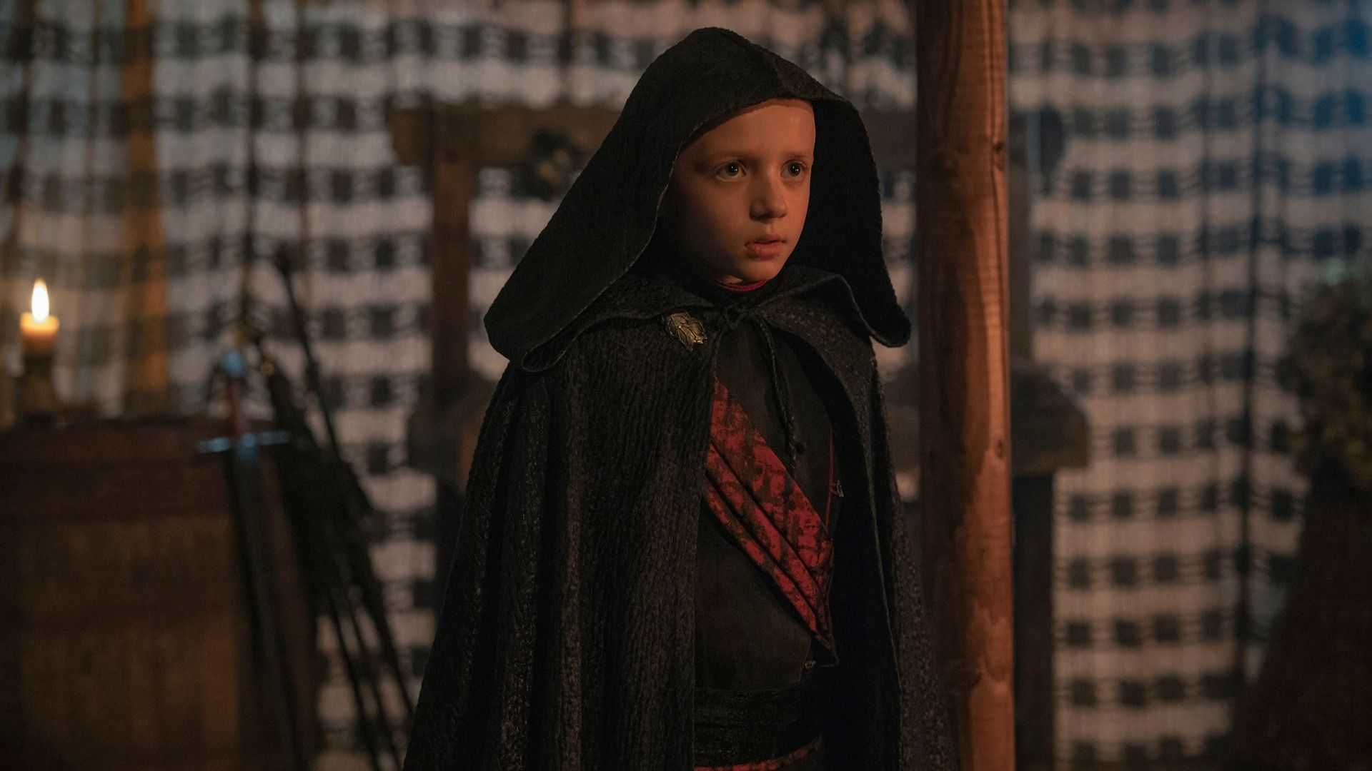 Egg wearing a hood in A Knight of the Seven Kingdoms