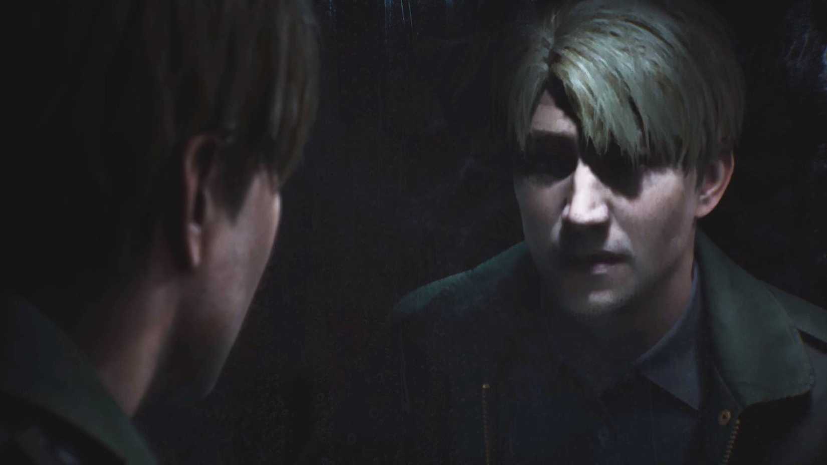 Silent hill 2 James looking in the mirror