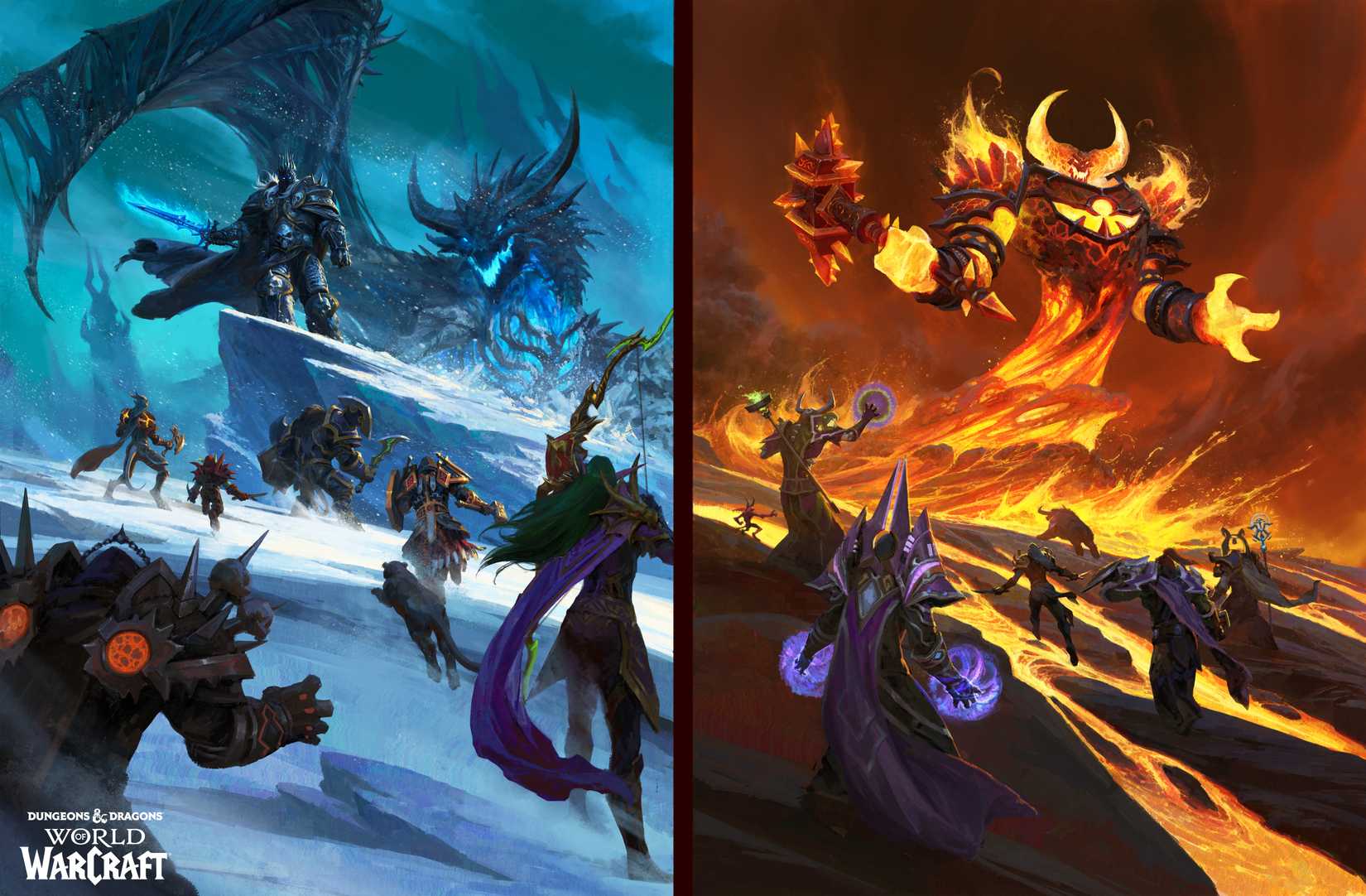 Dungeons and Dragons World of Warcraft official artwork
