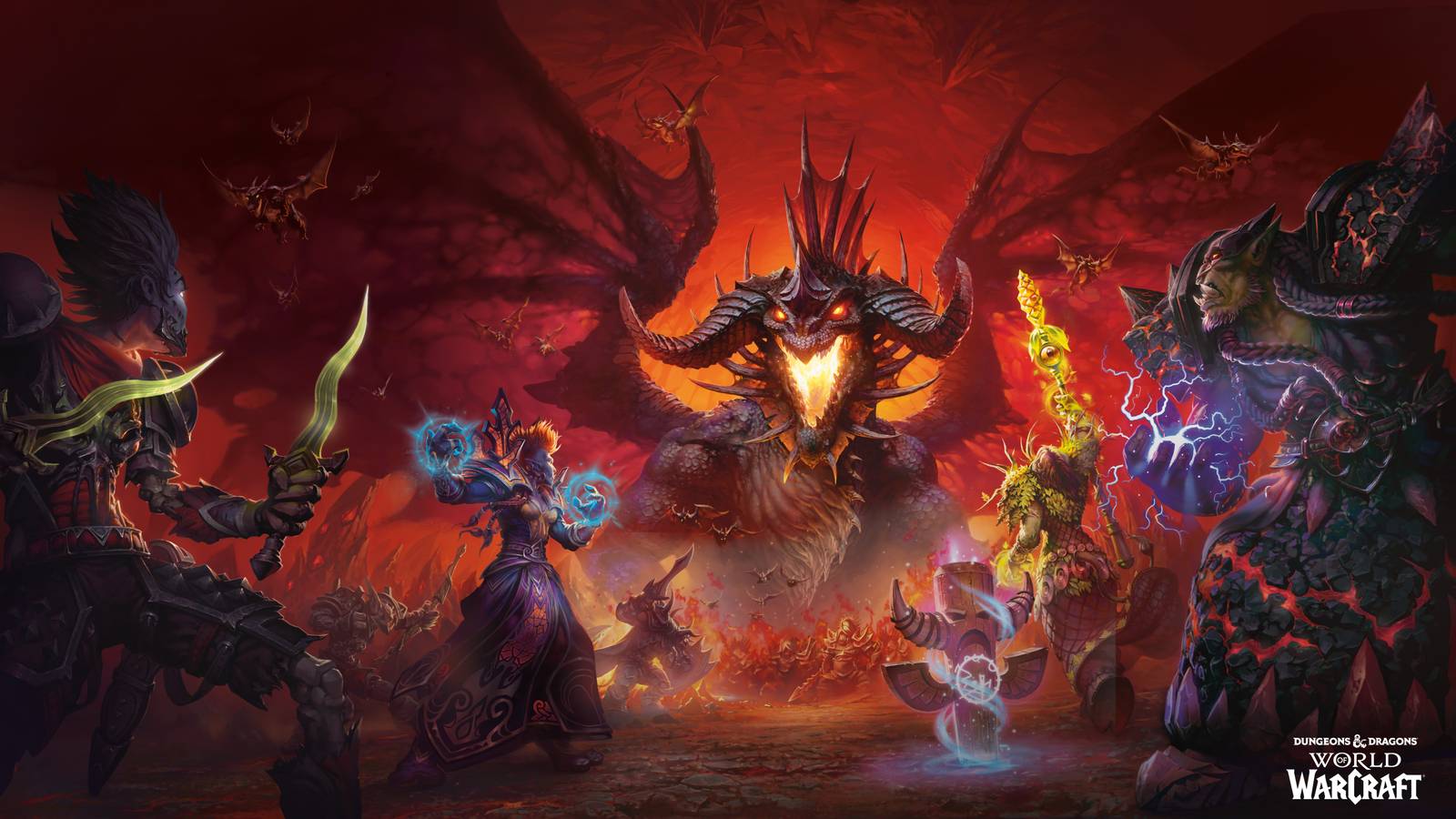 Dungeons and Dragons World of Warcraft dragon fight
