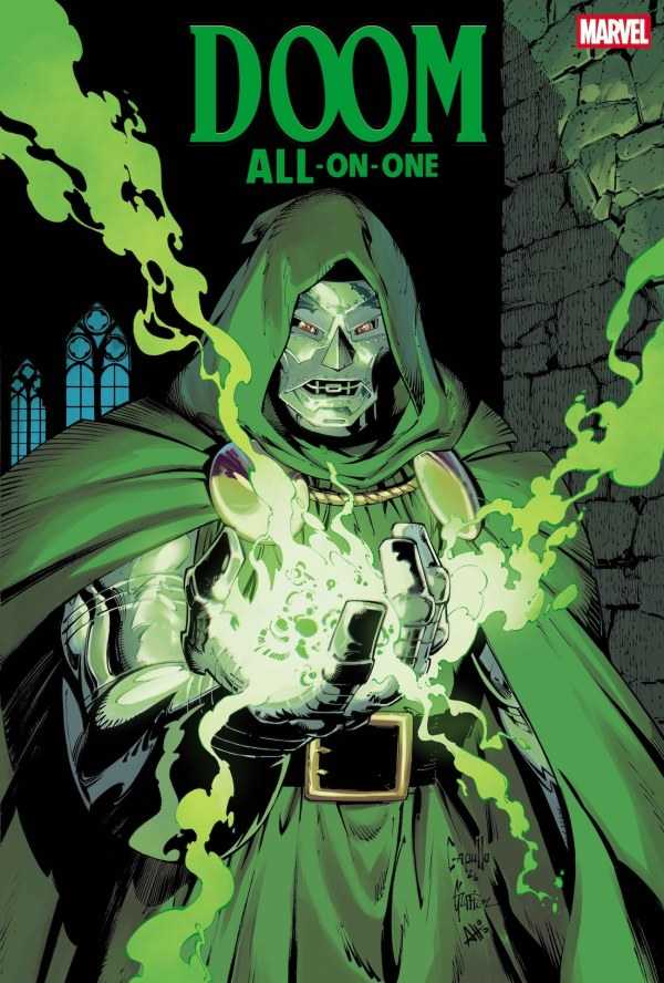 Doctor Doom casts a green spell in All-On-One cover
