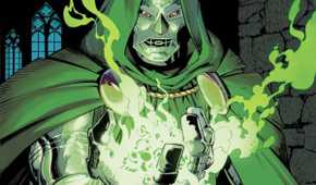 Doctor Doom casts a green spell in All-On-One cover