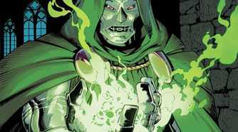 Doctor Doom casts a green spell in All-On-One cover