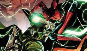 Doctor Doom fights Spider-Man in All-On-One cover