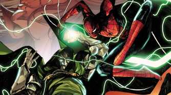 Doctor Doom fights Spider-Man in All-On-One cover