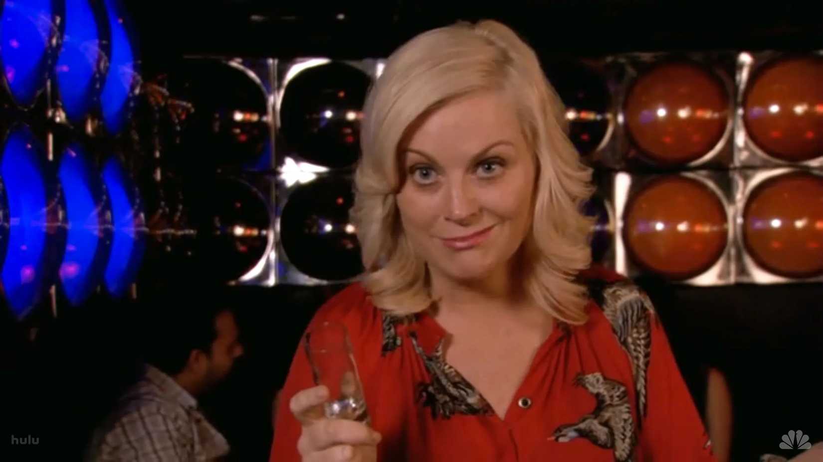 Drunk Leslie in Parks and Recreation season 3 episode The Fight