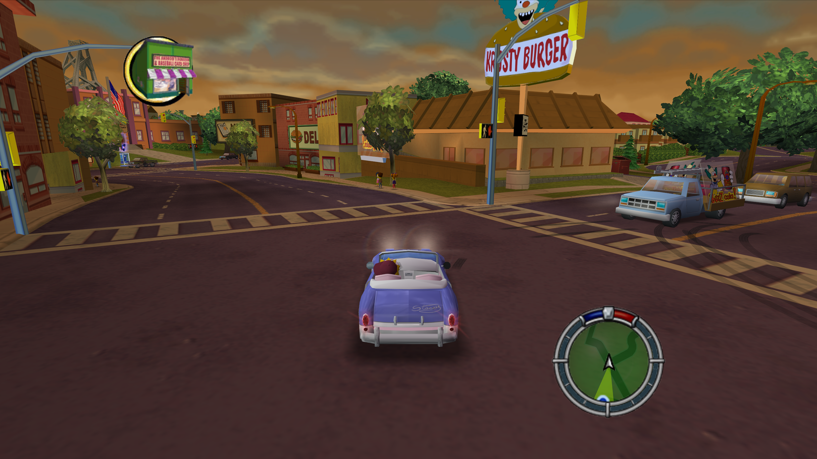 Image shows a modded The Simpsons: Hit & Run