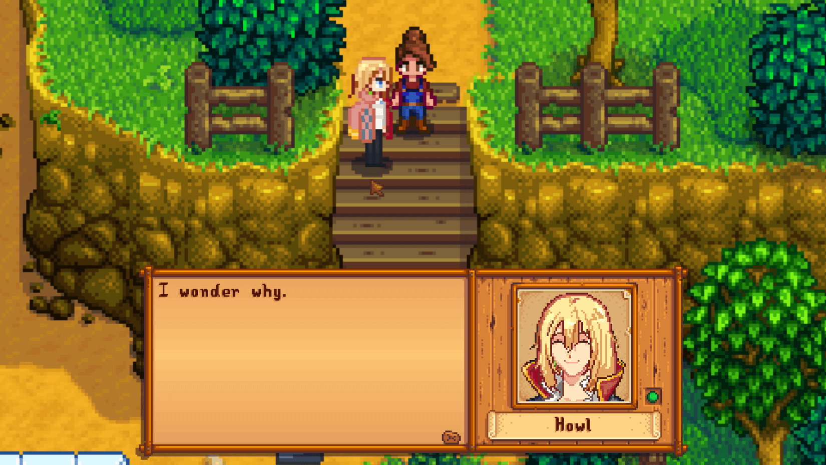 Image shows the Howl Pendragon mod