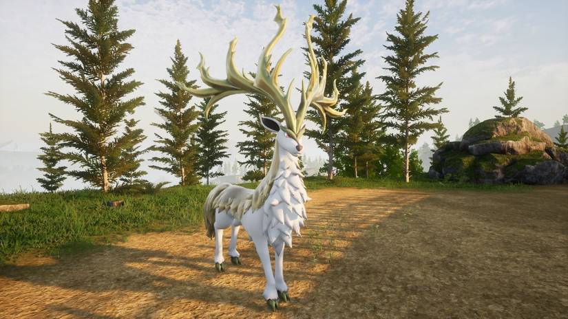 Eikthyrdeer Terra standing in Palworld
