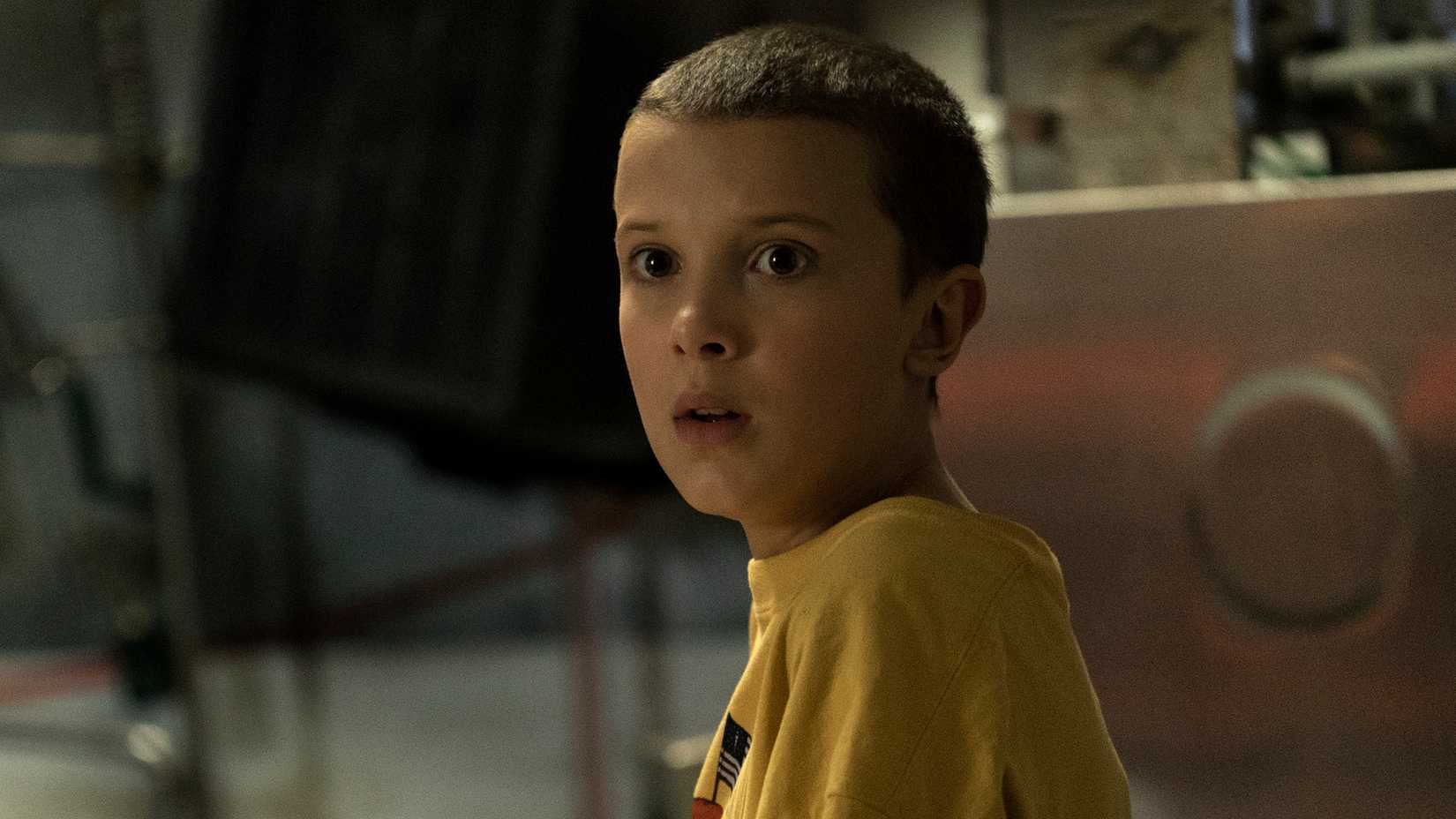 Eleven scared in Stranger Things season 1