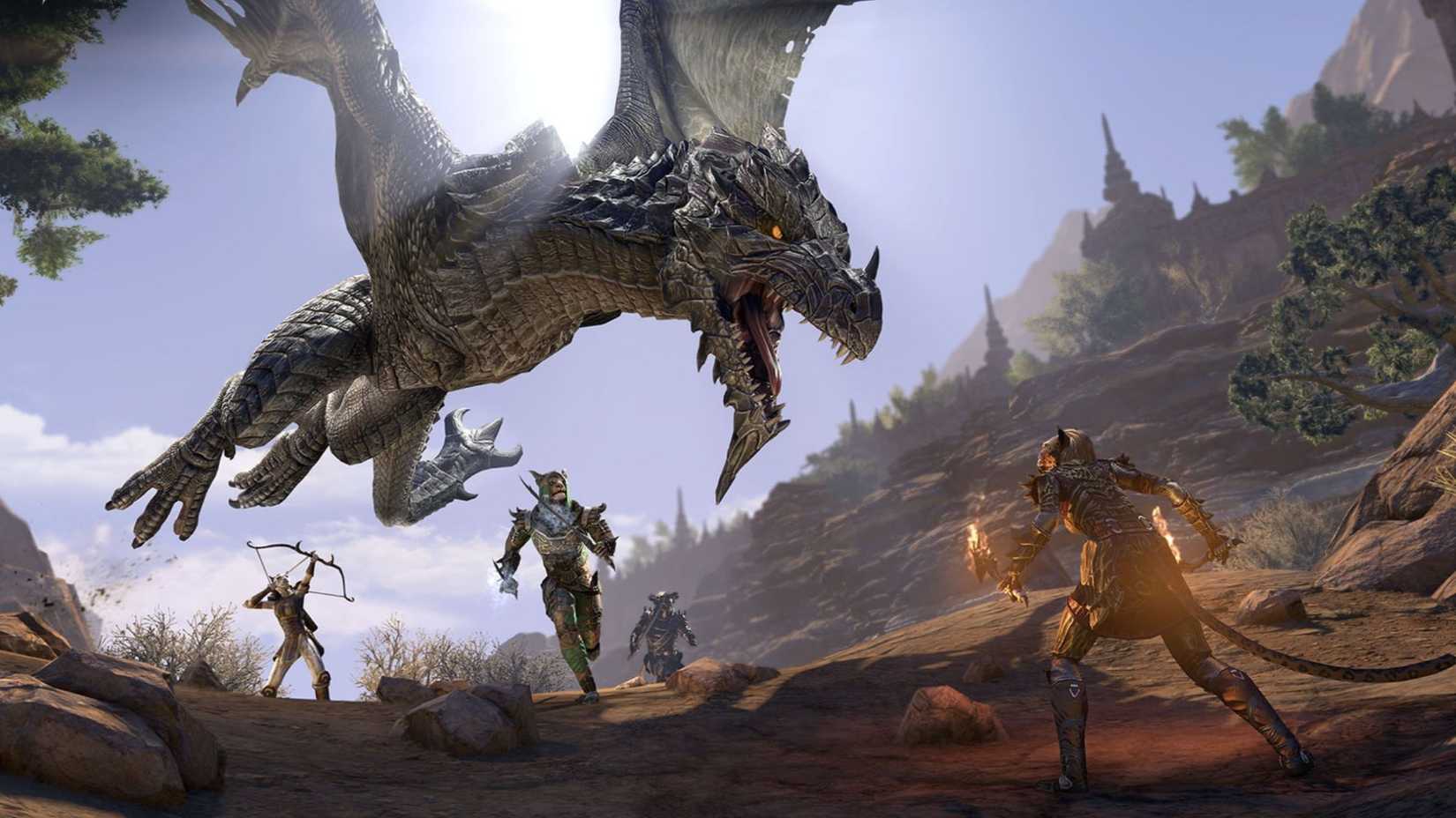 Elsweyr TESO Dragon Attack