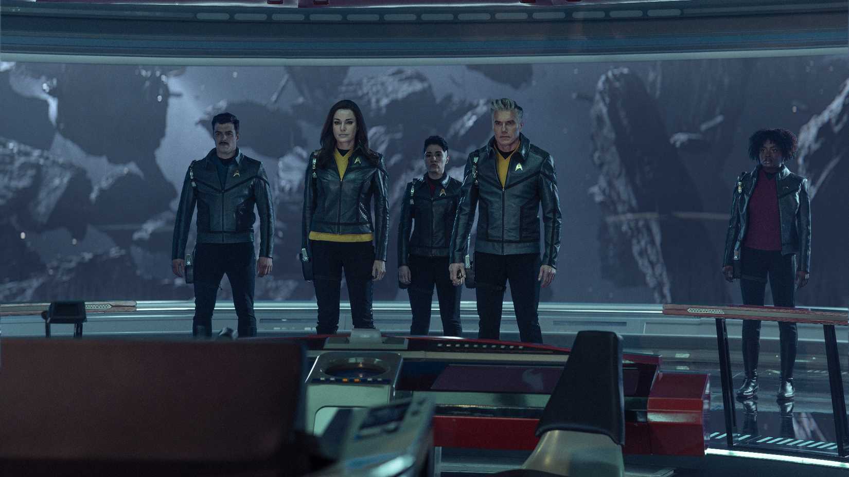 Enterprise Crew beams into the Griffin