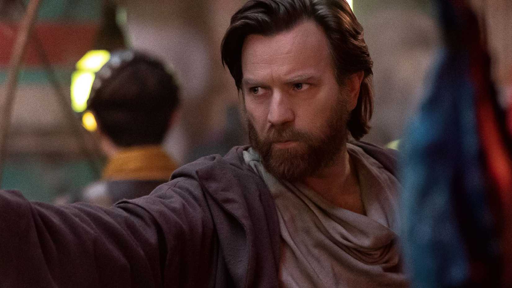 Ewan McGregor as Obi-Wan Kenobi.