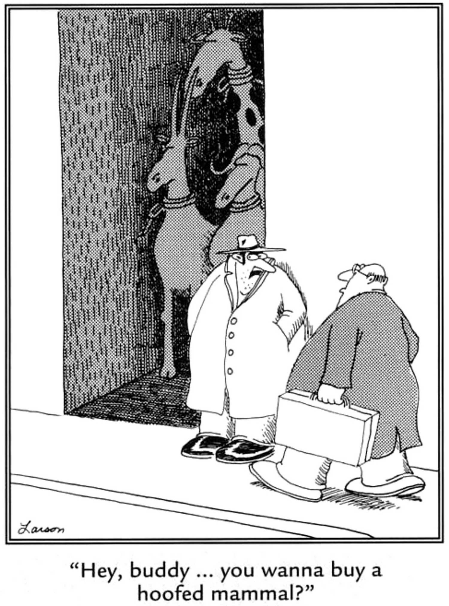 far side hoofed mammals comics