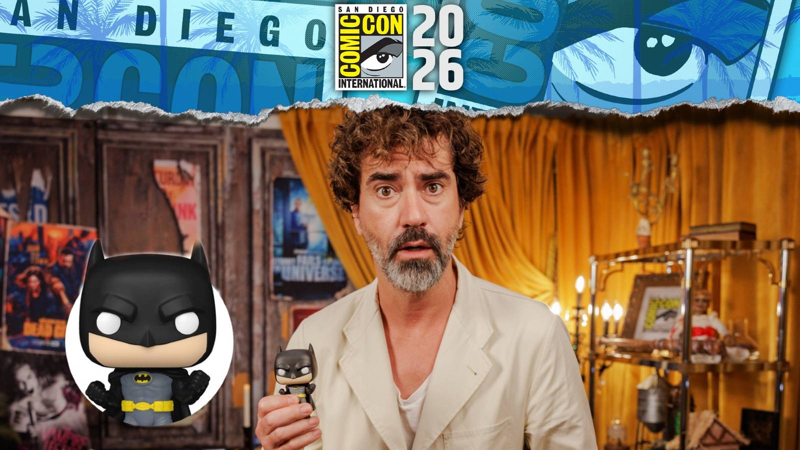 Inside ScreenRant's SDCC 2026 Talent Suite: The Entertainment Earth Collection on Display
