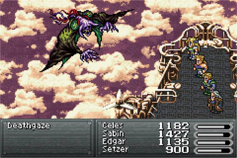 Final Fantasy VI Advance battle screenshot