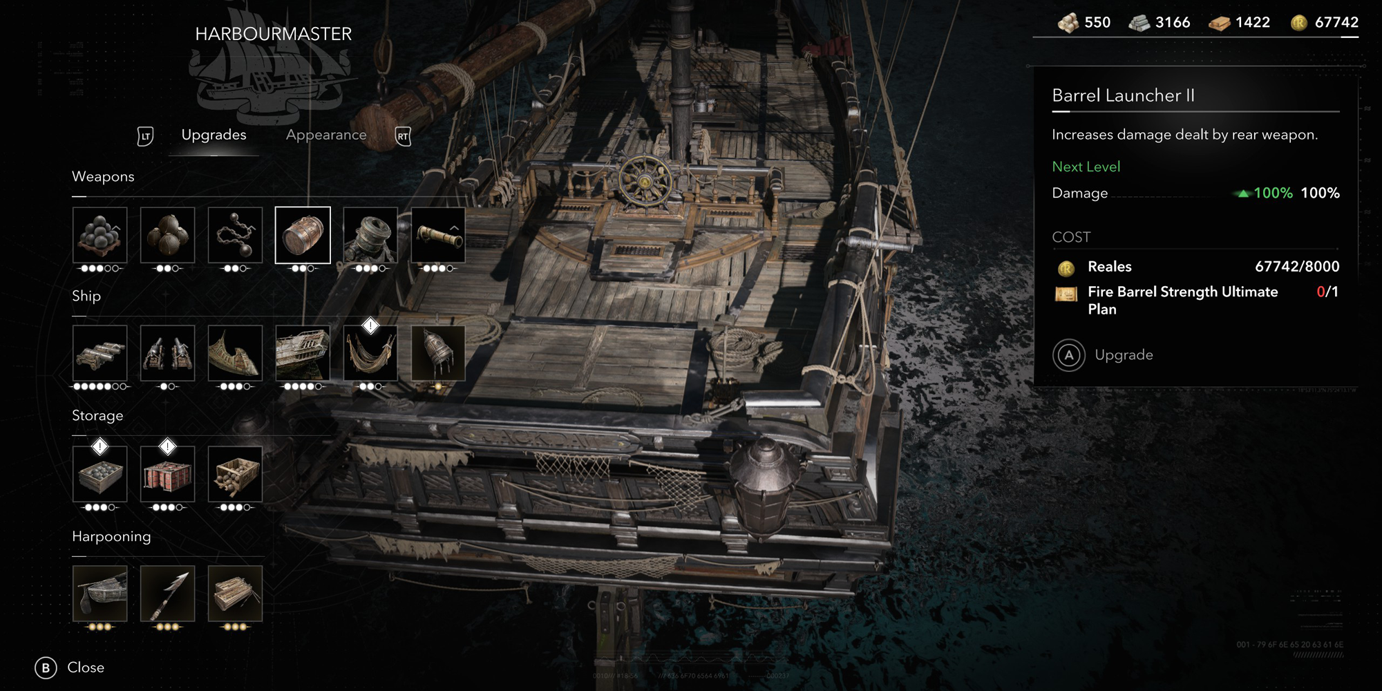 Fire Barrel ultimate upgrade Black Flag Resynced