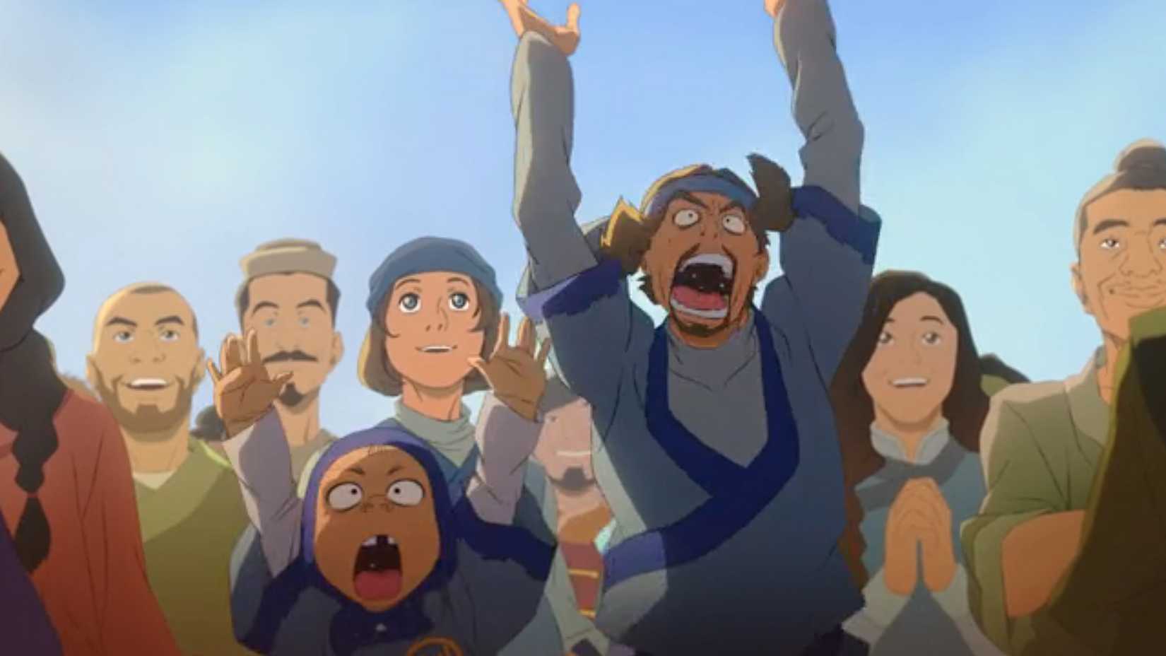Foaming Mouth Guy & Son in Avatar Aang The Last Airbender
