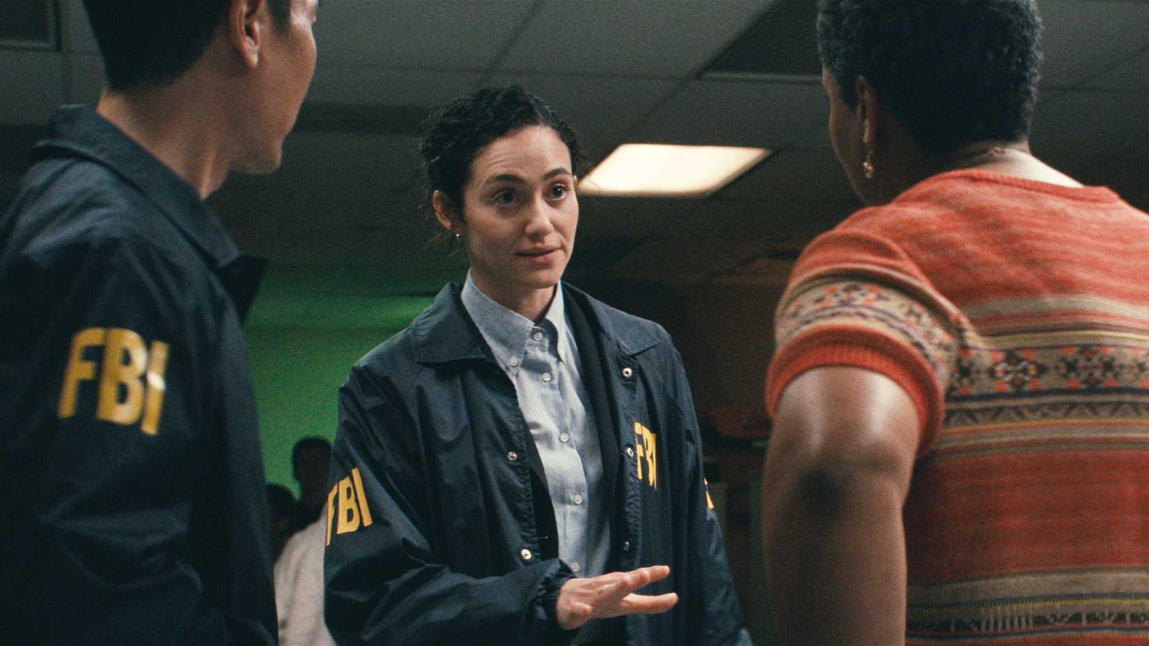Still of Emmy Rossum as Agent Alice Black in Furious season 1.