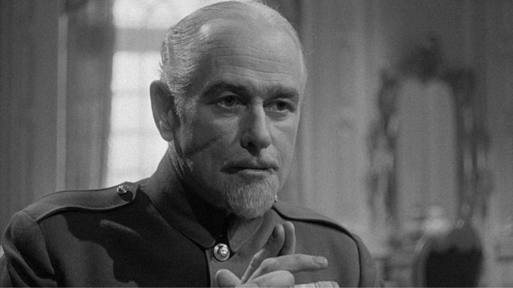 George Macready as Brigadier General Paul Mireau in Paths of Glory