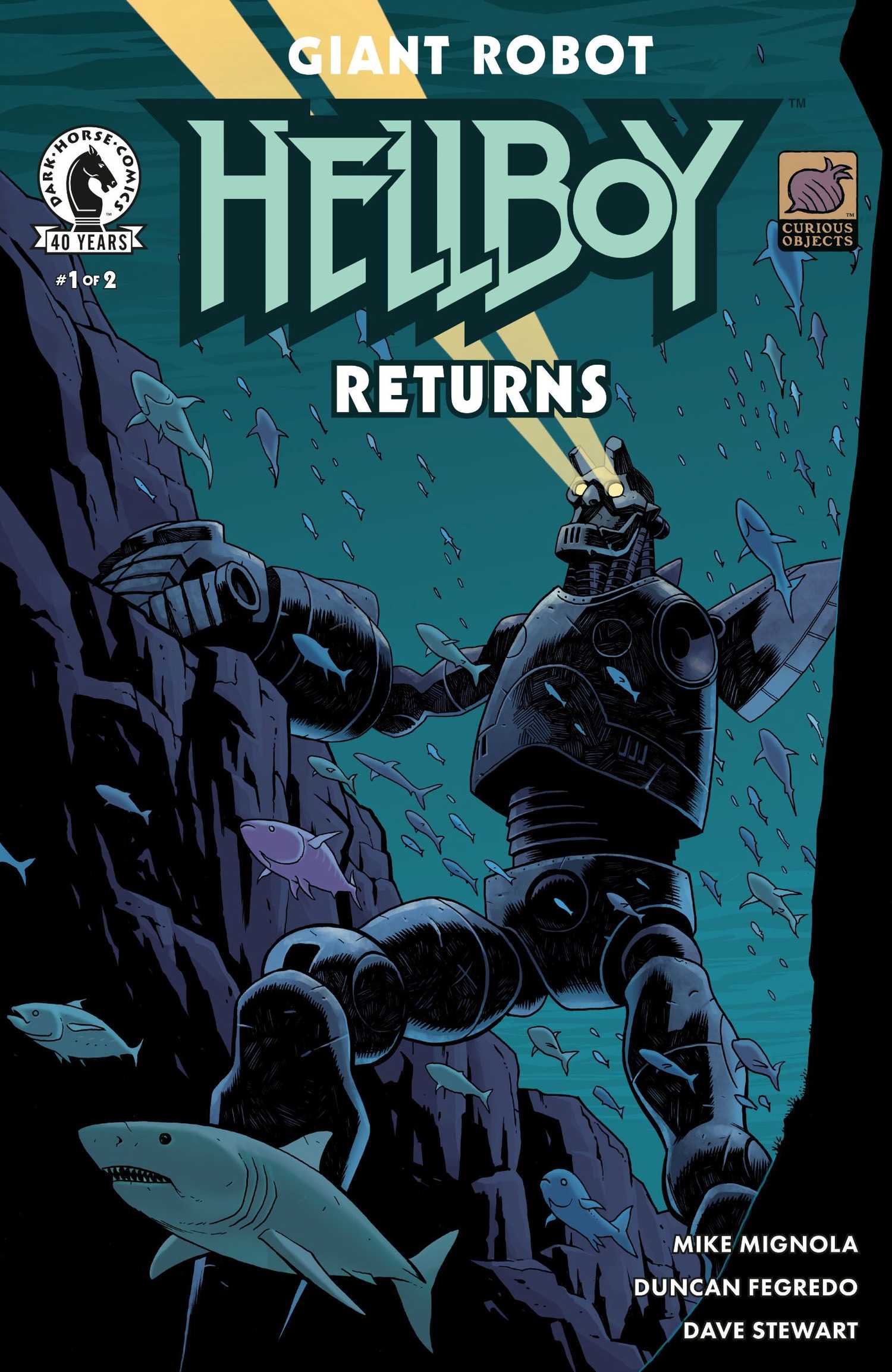 Giant Robot Hellboy Returns #1 variant cover