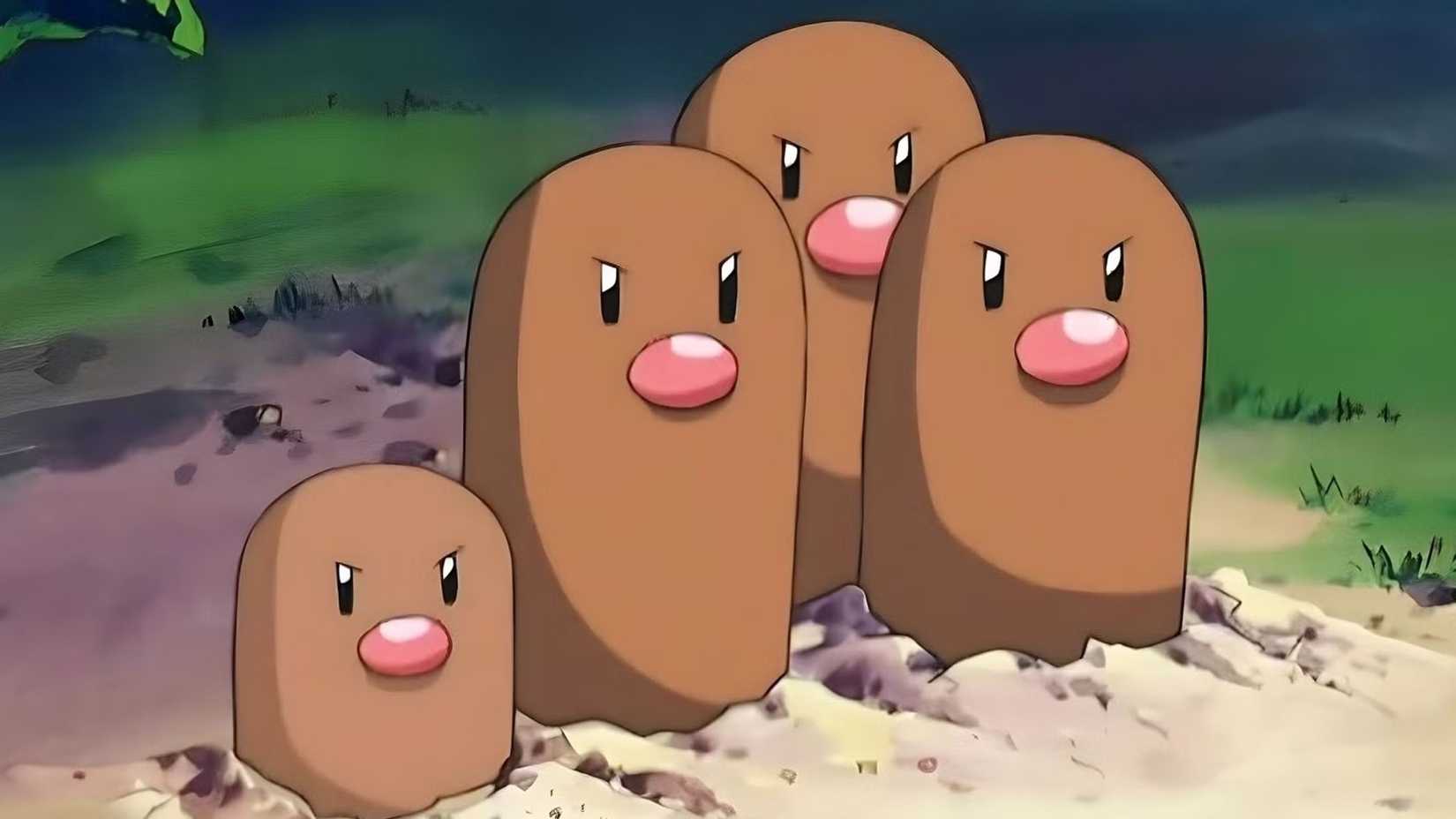 Ground type Pokemon Diglett