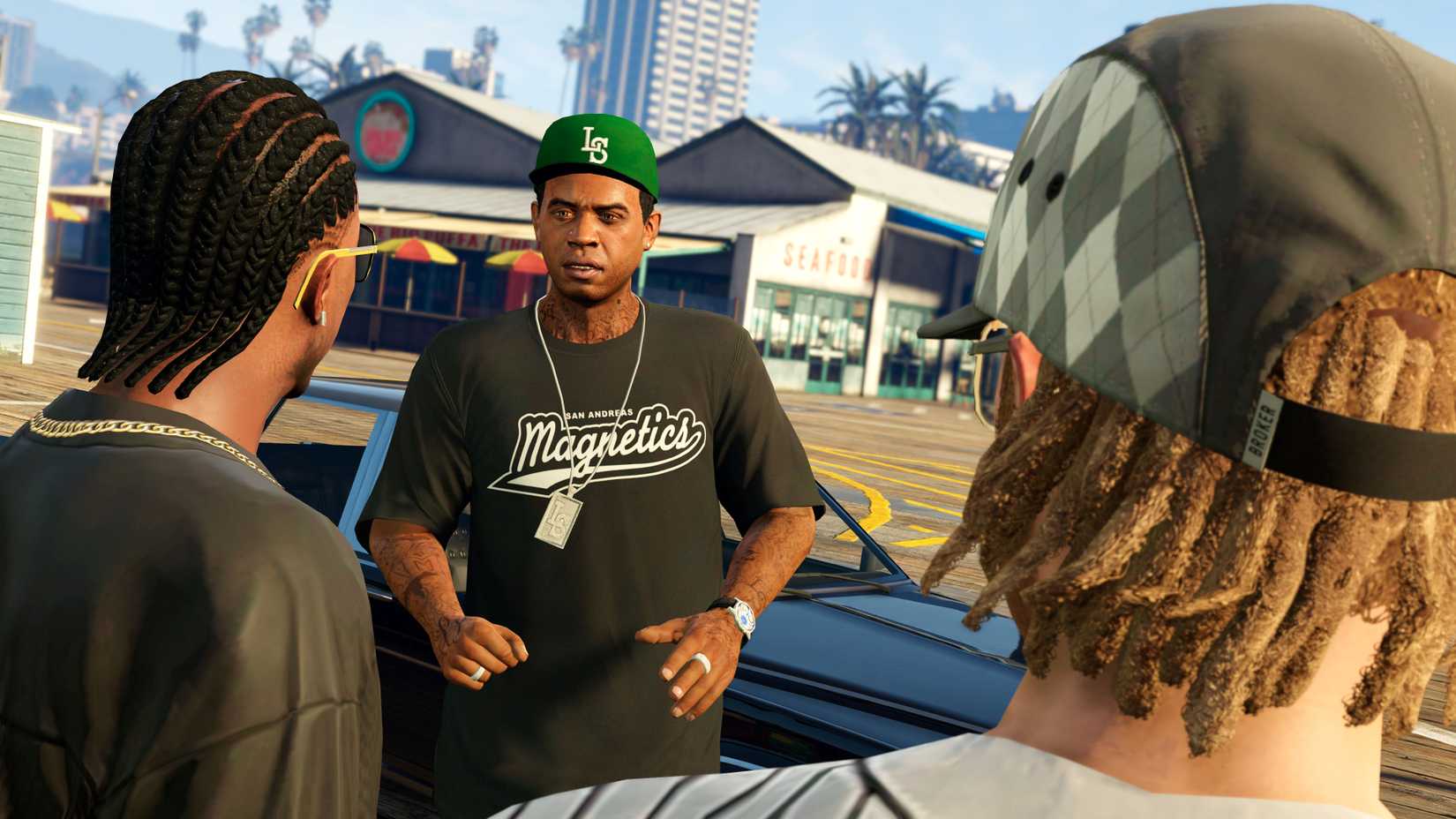 GTA Online characters discussing gambling