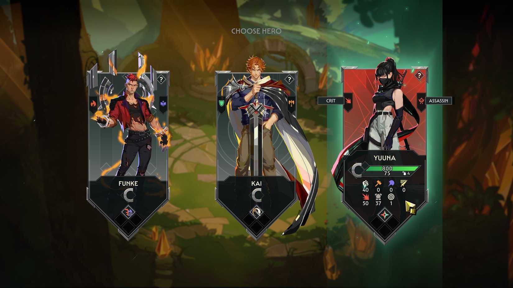 Three characters from the video game Guildrun. 
