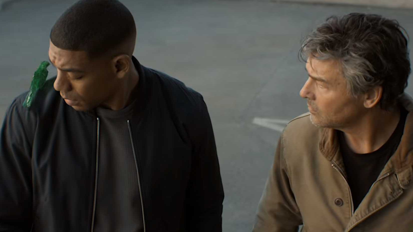 Hal Jordan and John Stewart With Green Bird Costruct in Lanterns SDCC Trailer