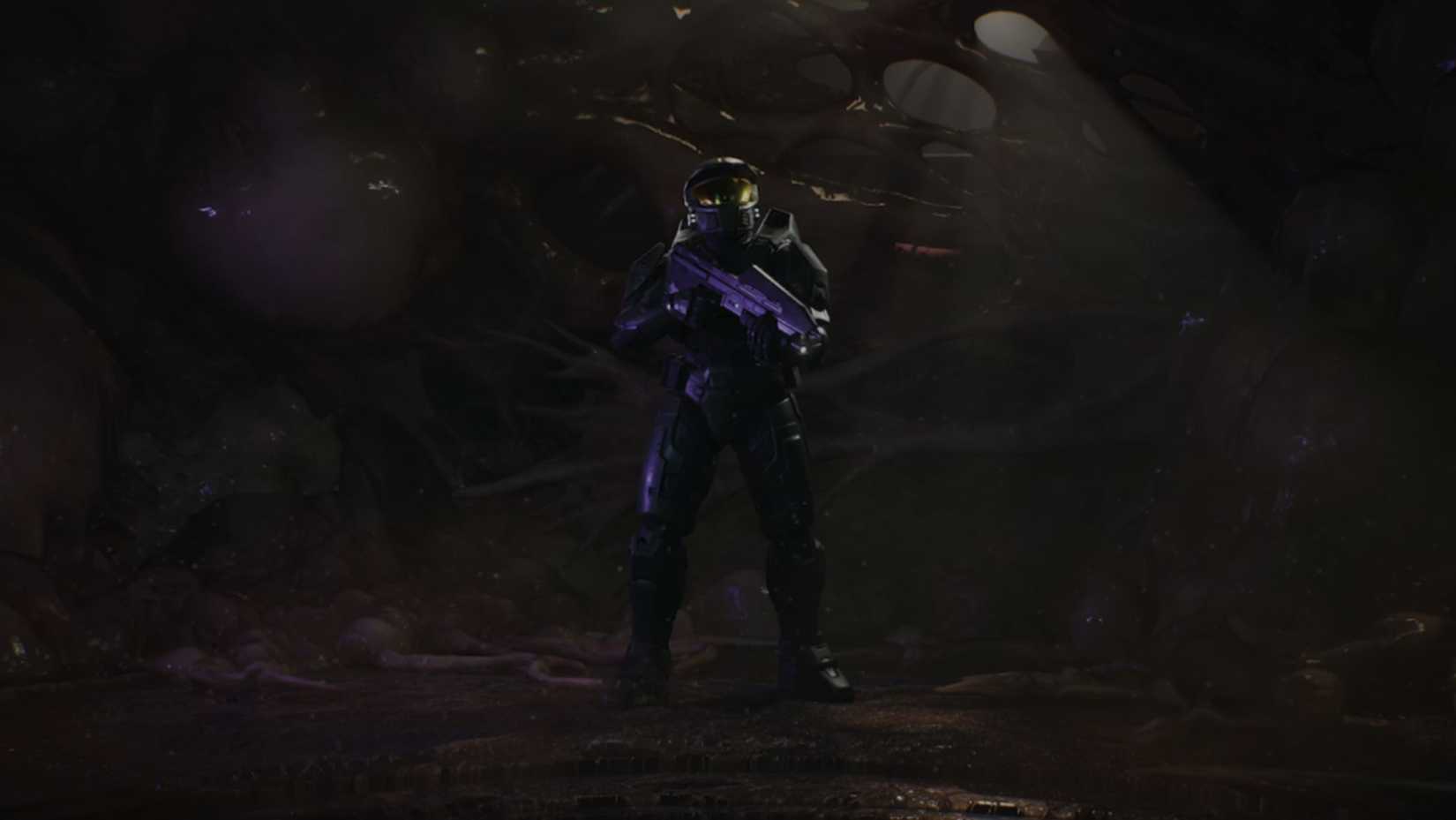 Halo CE Keyes MC עומד באזור Flood