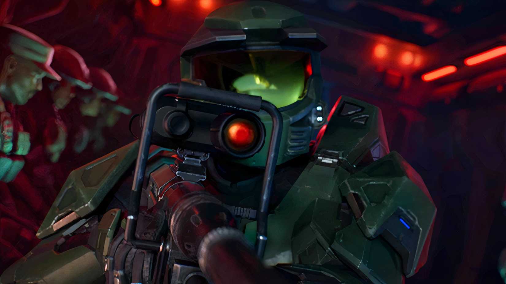 Halo CE Master Chief T&R intro cinematic with sniper