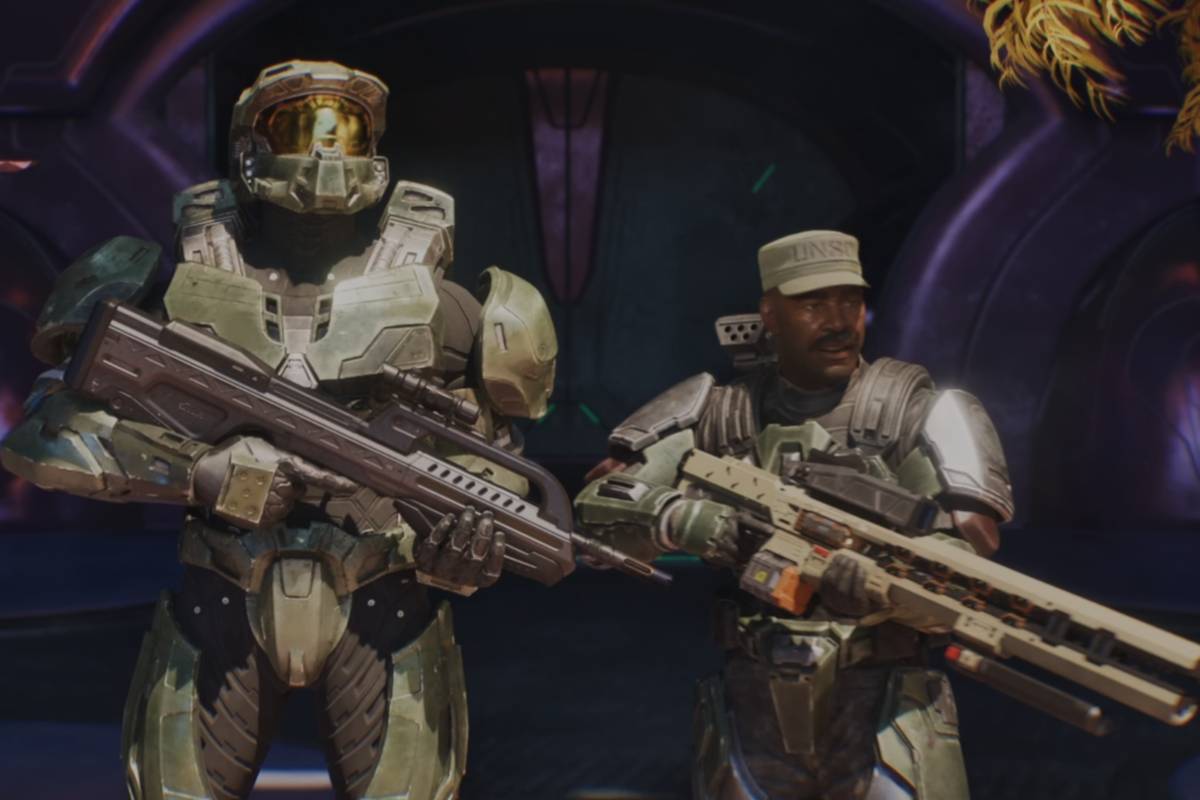 Jun-A266 leading his new squad on the cover of Halo Fireteam Noble