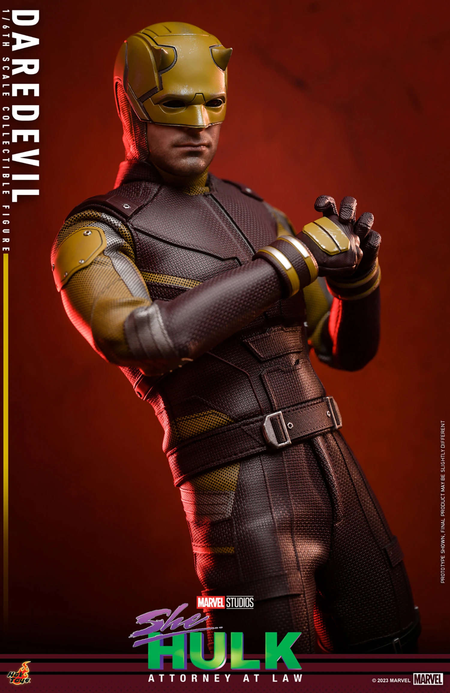 hot toys daredevil she-hulk yellow costume figure