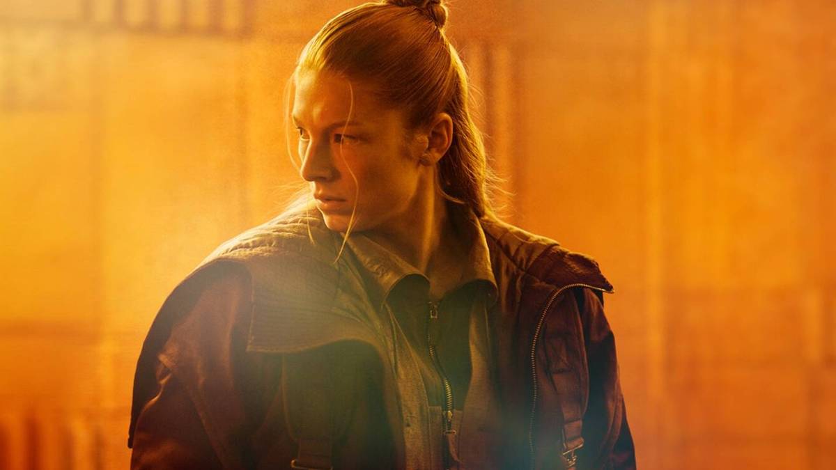 Hunter Schafer in Blade Runner 2099