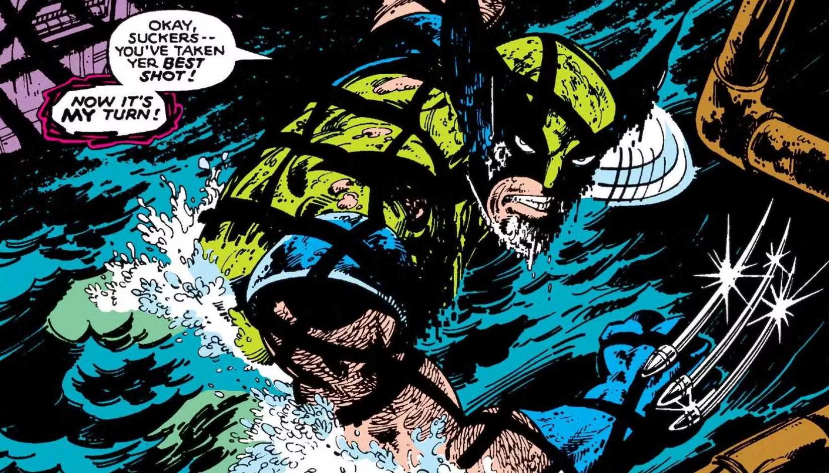 iconic wolverine moment against the hellfire club