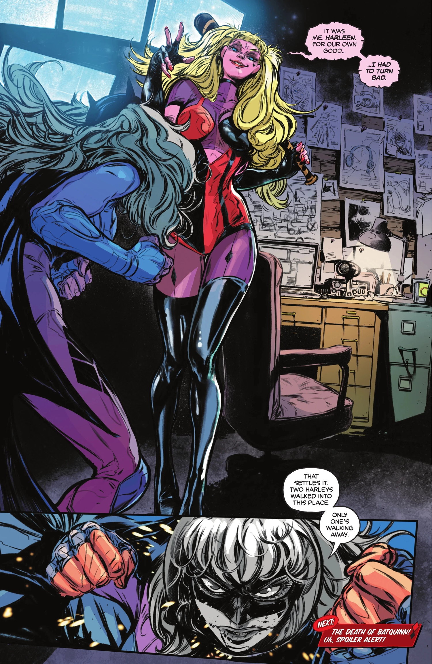 Harley Quinn #63 new pink Harley look