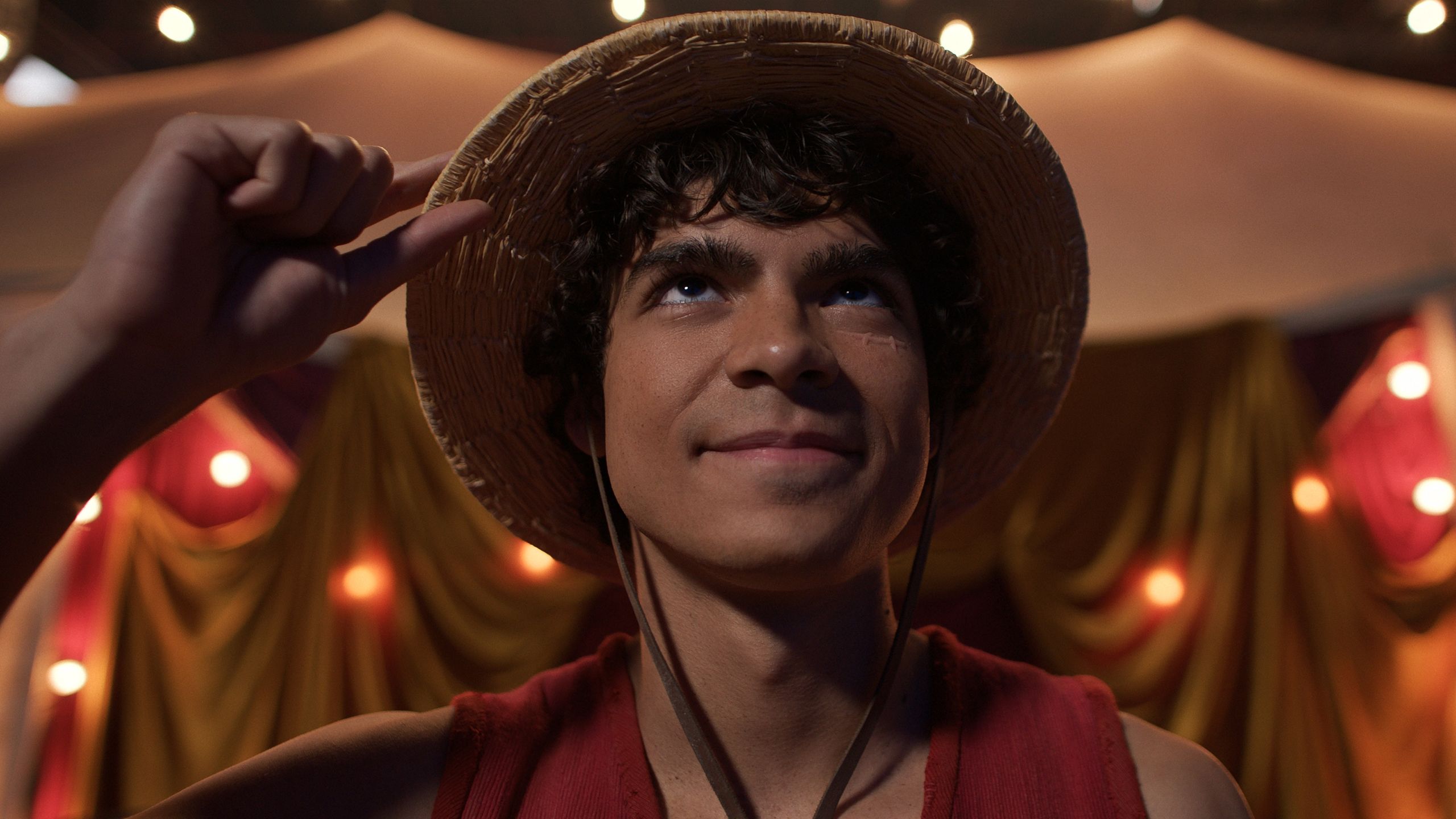 Iñaki Godoy dans le rôle de Luffy dans la saison 2 de One Piece