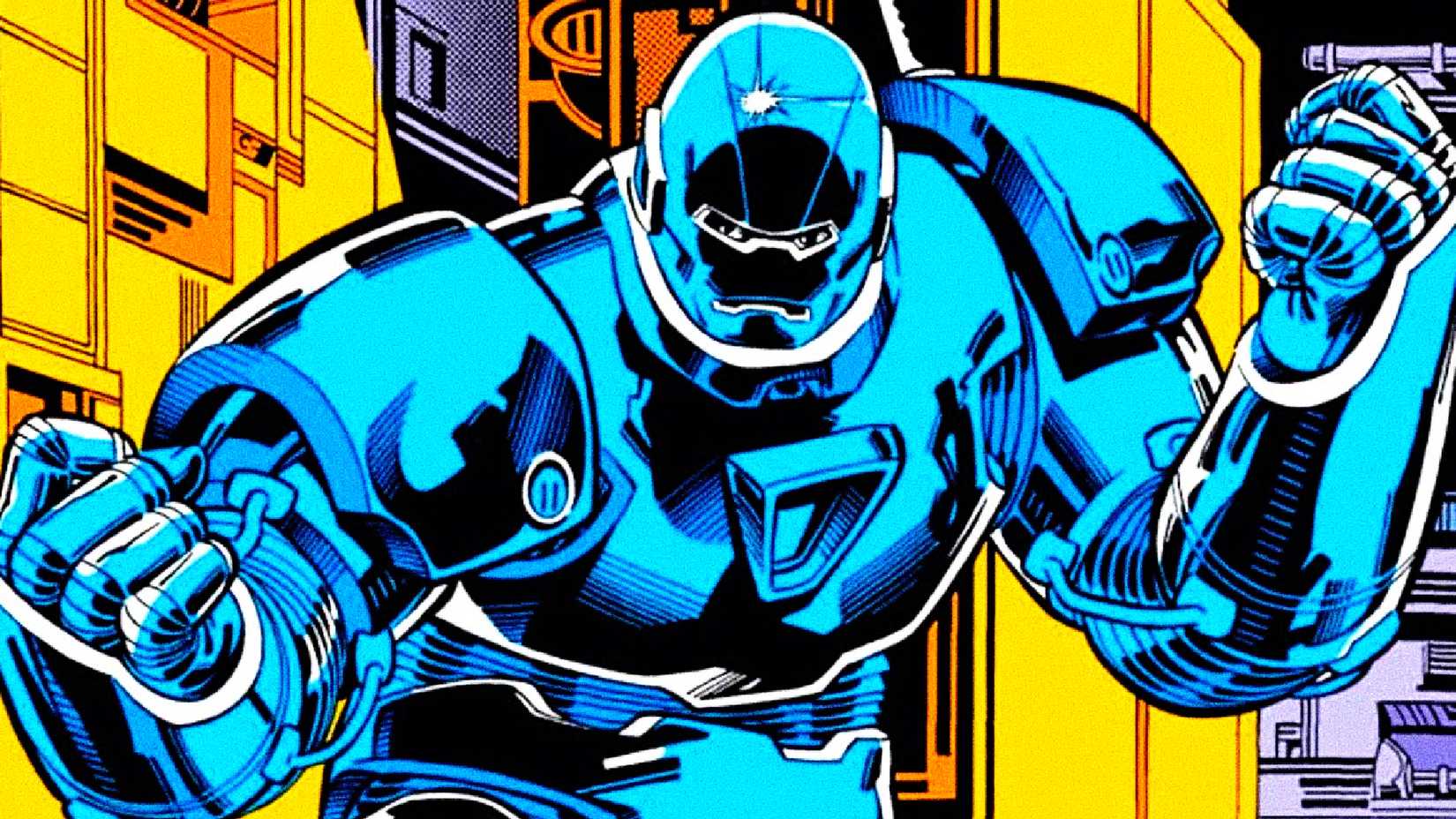 Iron Monger prepares to fight Iron Man in Marvel Comics