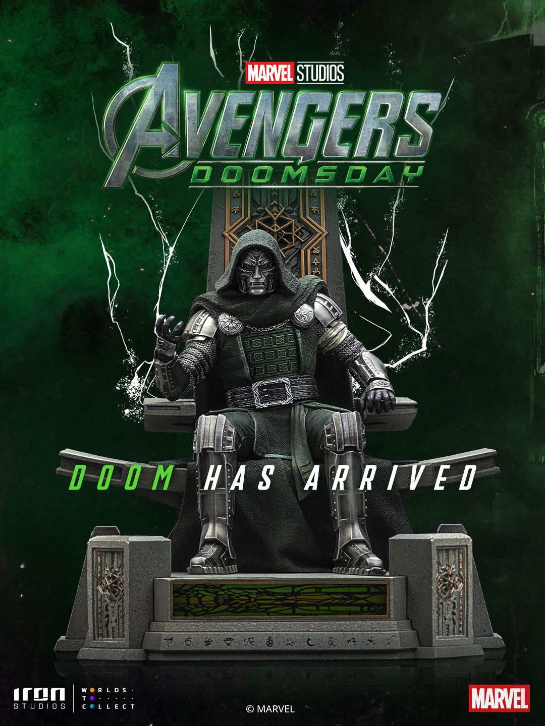 Iron Studios Doctor Doom on Throne - 1