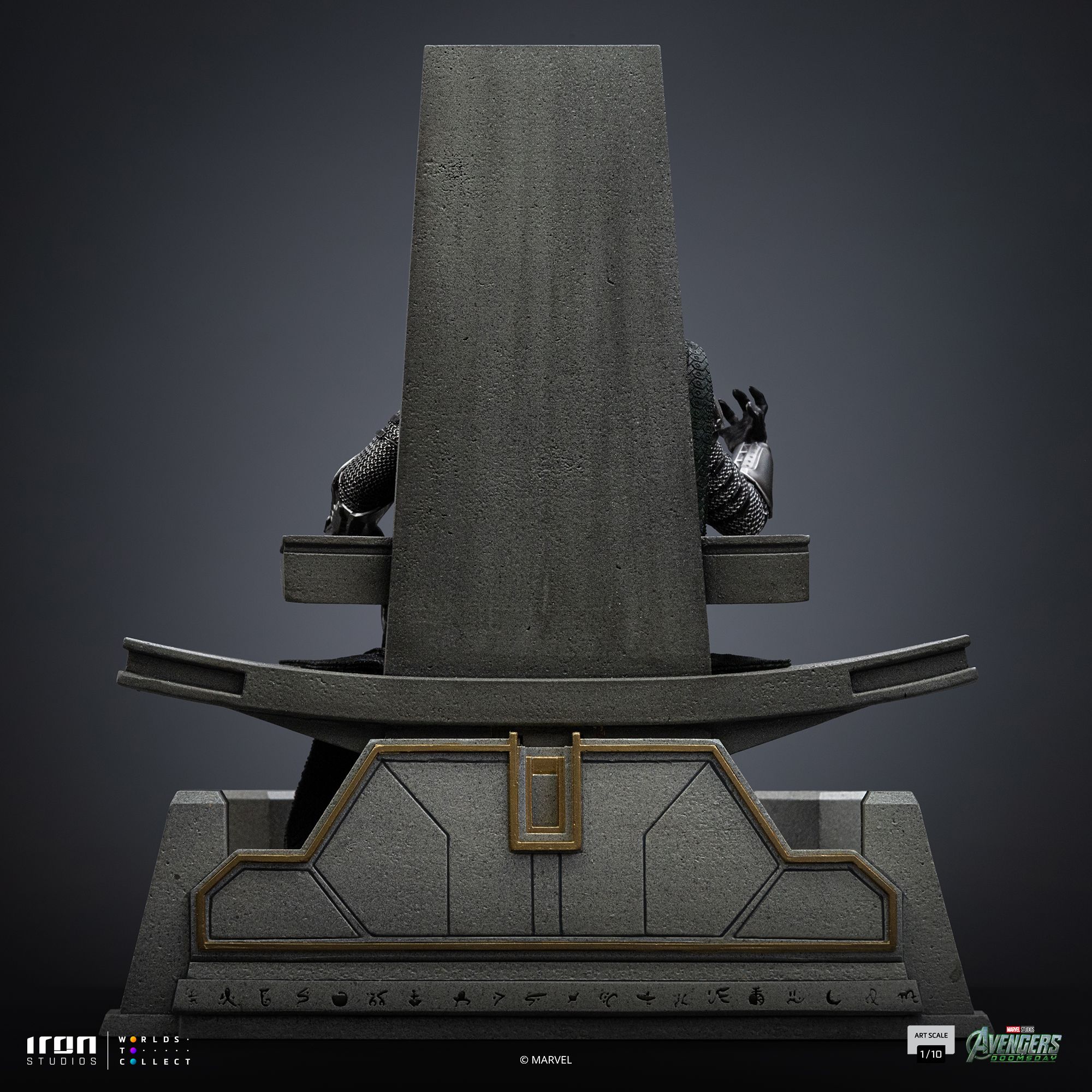 Iron Studios Doctor Doom on Throne - 3