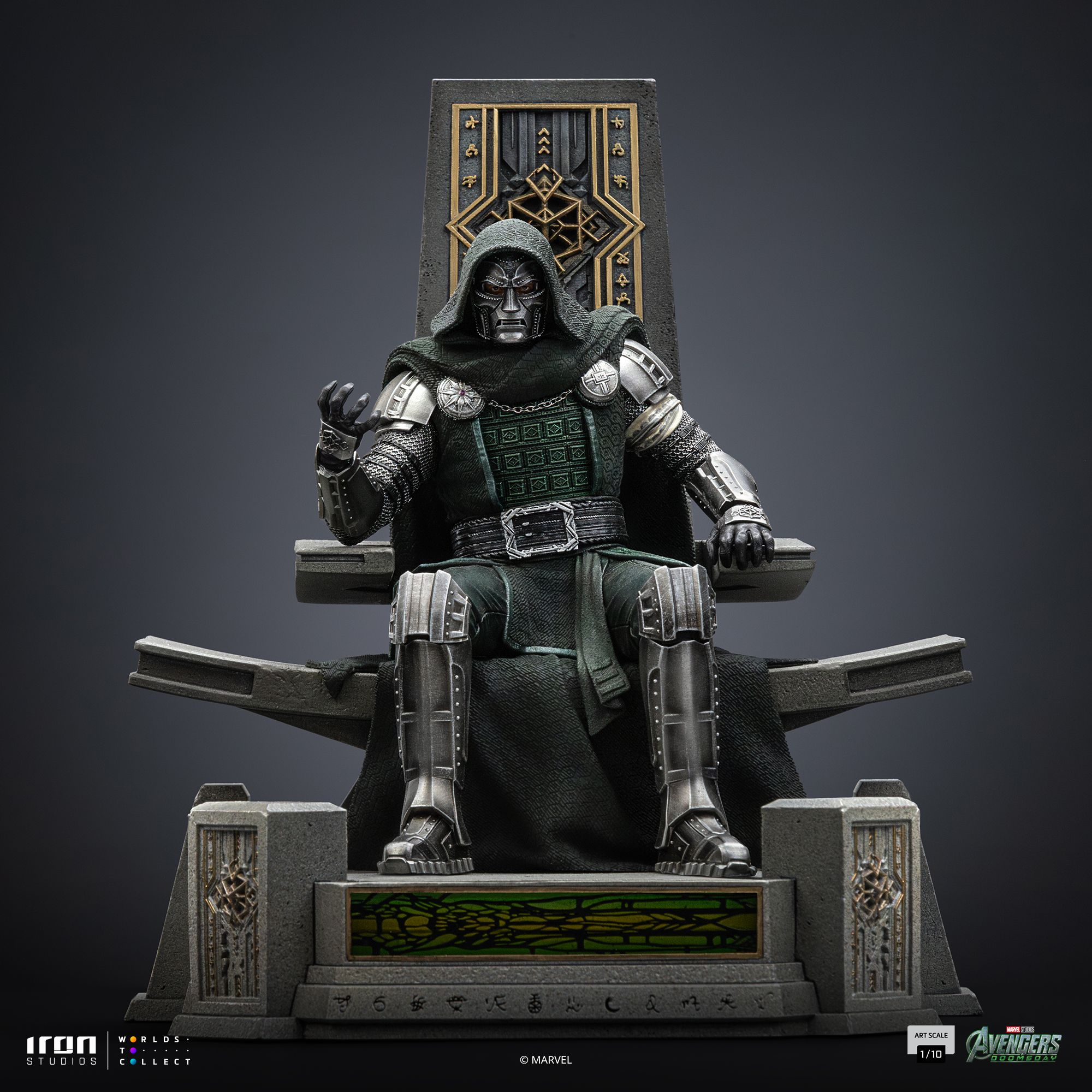 Iron Studios Doctor Doom on Throne