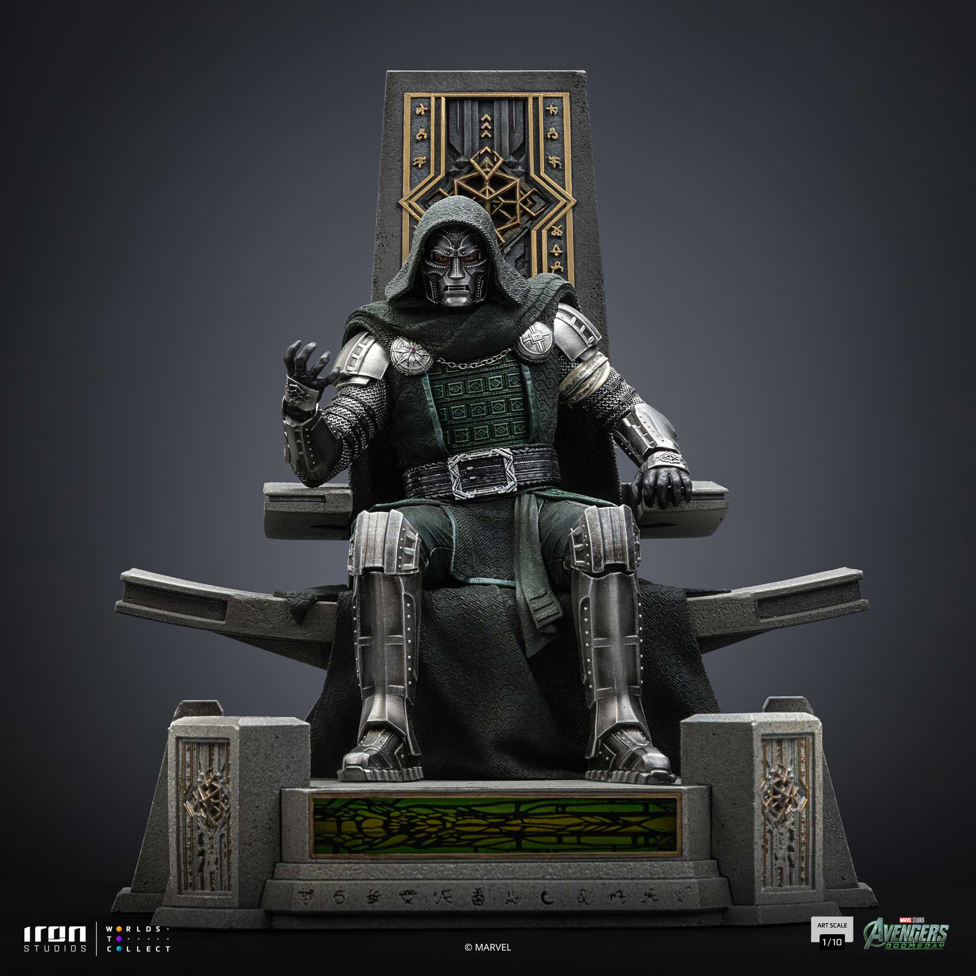 Iron Studios Doctor Doom on Throne